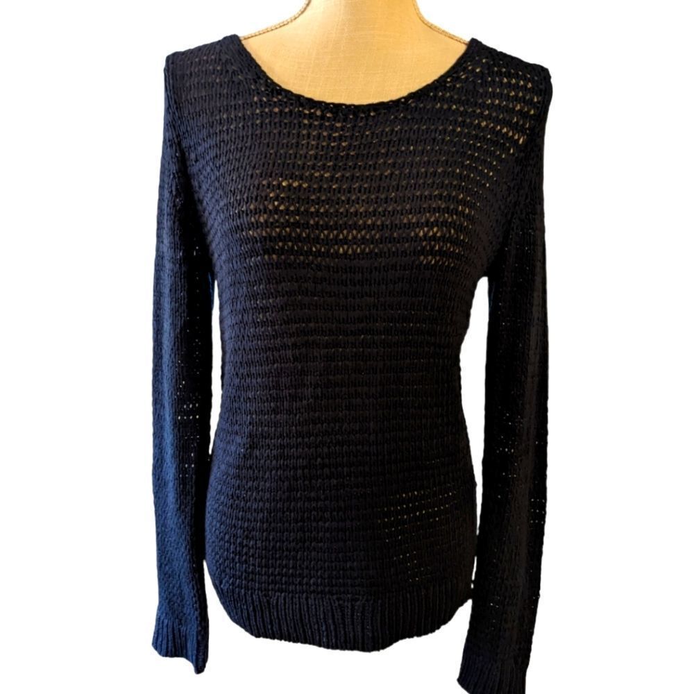 ‎Gap Navy blue knit sweater size small